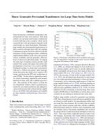 Timer: Generative Pre-trained Transformers Are Large Time Series Models