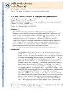 PI3K and Cancer: Lessons, Challenges and Opportunities