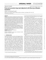Fast and accurate long-read alignment with Burrows-Wheeler transform