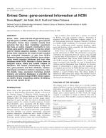 Entrez Gene: gene-centered information at NCBI