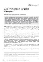 Achievements in targeted therapies