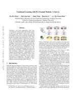 Continual Learning with Pre-Trained Models: A Survey