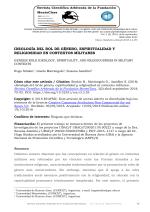 IDEOLOGÍA DEL ROL DE GÉNERO, ESPIRITUALIDAD Y RELIGIOSIDAD EN CONTEXTOS MILITARES