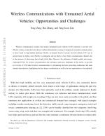 Wireless Communications with Unmanned Aerial Vehicles: Opportunities and Challenges