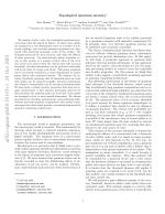 Topological quantum memory