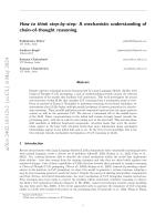 How to think step-by-step: A mechanistic understanding of chain-of-thought reasoning