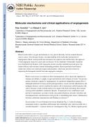 Molecular mechanisms and clinical applications of angiogenesis