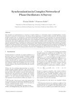 Synchronization in Complex Networks of Phase Oscillators: A Survey