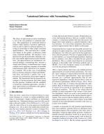 Variational Inference with Normalizing Flows
