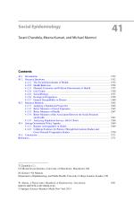 Social Epidemiology