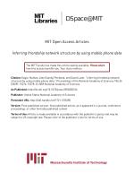 Inferring friendship network structure by using mobile phone data