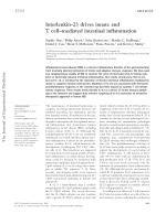 Interleukin-23 drives innate and T cell-mediated intestinal inflammation