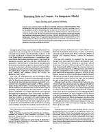 Parenting Style as Context: An Integrative Model