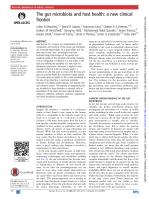 The gut microbiota and host health: a new clinical frontier
