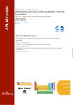 Characterization of Lorenz number with Seebeck coefficient measurement