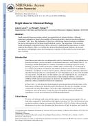 Bright Ideas for Chemical Biology