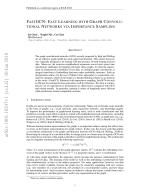 FASTGCN: FAST LEARNING WITH GRAPH CONVOLUTIONAL NETWORKS VIA IMPORTANCE SAMPLING
