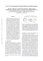 SCIAGENT: Tool-augmented Language Models for Scientific Reasoning
