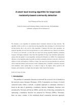 A smart local moving algorithm for large-scale modularity-based community detection