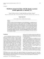 Distributed automated docking of flexible ligands to proteins: Parallel applications of AutoDock 2.4*