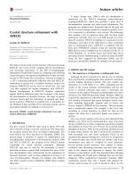 Crystal structure refinement with SHELXL