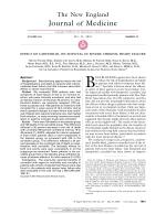 EFFECT OF CARVEDILOL ON SURVIVAL IN SEVERE CHRONIC HEART FAILURE