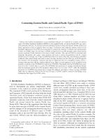 Contrasting Eastern-Pacific and Central-Pacific Types of ENSO