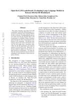 Open Ko-LLM Leaderboard: Evaluating Large Language Models in Korean with Ko-H5 Benchmark