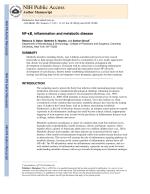 NF-κB, inflammation and metabolic disease