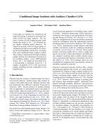 Conditional Image Synthesis with Auxiliary Classifier GANs