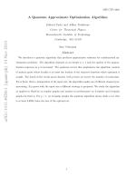 A Quantum Approximate Optimization Algorithm