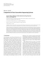 Comparison of Next-Generation Sequencing Systems