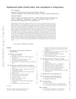 Quasinormal modes of black holes: from astrophysics to string theory