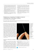 Simultaneous comparison of multiple treatments: combining direct and indirect evidence