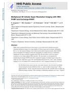 Multiplexed 3D Cellular Super-Resolution Imaging with DNA-PAINT and Exchange-PAINT