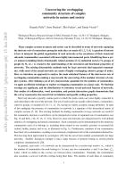 Uncovering the overlapping community structure of complex networks in nature and society