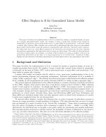 Effect Displays in R for Generalised Linear Models