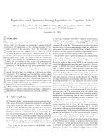 Eigenvalue based Spectrum Sensing Algorithms for Cognitive Radio *