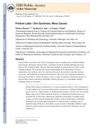 Preterm Labor: One Syndrome, Many Causes