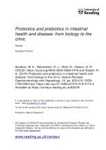 Probiotics and prebiotics in intestinal health and disease: from biology to the clinic