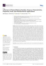 A Review of Natural Polysaccharides: Sources, Characteristics, Properties, Food, and Pharmaceutical Applications