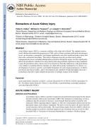 Biomarkers of Acute Kidney Injury