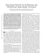 Deep Neural Networks for No-Reference and Full-Reference Image Quality Assessment