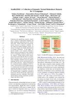 SemRel2024: A Collection of Semantic Textual Relatedness Datasets for 13 Languages