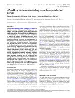 JPred4: a protein secondary structure prediction server