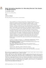 Static Scheduling Algorithms for Allocating Directed Task Graphs to Multiprocessors