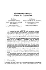 Differential Fault Analysis of Secret Key Cryptosystems