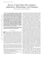 Review of Smart Meter Data Analytics: Applications, Methodologies, and Challenges