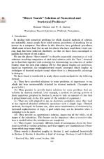 "Direct Search" Solution of Numerical and Statistical Problems
