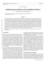 Possible Hycean conditions in the sub-Neptune TOI-270 d